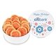 aerial view a group of fresh beginnings gourmet sugar cookie tin, image 1 of 8