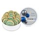 aerial view a group of fresh beginnings gourmet sugar cookie tin, image 3 of 8