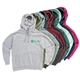 a group of heavyweight fleece pullover hooded sweatshirt