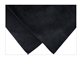 aerial view a black shetland sherpa 50 x 60 reversible blanket, image 1 of 4
