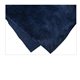 aerial view a navy shetland sherpa 50 x 60 reversible blanket, image 1 of 4