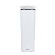 aerial view a white perka(r) moderno 20 oz double wall, stainless steel tumbler, image 1 of 5