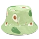 aerial view a custom sublimated bucket hat, image 1 of 2