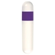 aerial view a white/purple portable spf30 sunscreen spf15 lip protection combo, image 1 of 2