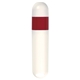 aerial view a white/red portable spf30 sunscreen spf15 lip protection combo, image 1 of 2