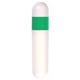 aerial view a white/lime portable spf30 sunscreen spf15 lip protection combo, image 1 of 2