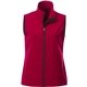 aerial view a team red (358) womens warlow waterproof softshell vest, image 1 of 2