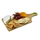 a group of bamboo cheese board w / silicone ring