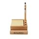 a group of bamboo desk organizer with phone holder
