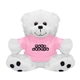 a pink soft 6 stuffed teddy bear