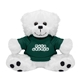 a dk green soft 6 stuffed teddy bear