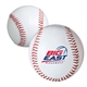 a white ball/red stitching full size baseball