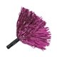 a pink metallic cheer pom poms