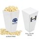 a white classic 4- cup popcorn bucket