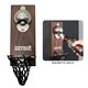 a dark brown backboard/silver opener & rim/black hoop custom promotional mini basketball bottle opener