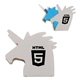 a group of unicorn sticky notes