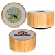 a group of bamboo wireless bluetooth speaker