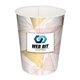 a group of marble stadium cup