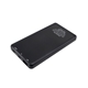 aerial view a black power bar plus - 5000mah power bank, image 1 of 5