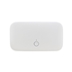 aerial view a white chi - charge uv - c phone sanitizer box with wireless charging, image 1 of 5