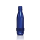 aerial view a blue zos thermal bottle with integrated wireless speaker base, image 1 of 2