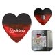 a red/black custom red heart memo magnetic clip