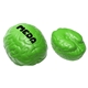 a lime green colored brain squeeze stress ball