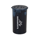 aerial view a black 3.5 gram squeezetop child - resistant vial / container, image 1 of 3