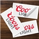 a group of 4 x 2 rectangle sticker