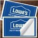 aerial view a group of full color sticker - rectangle - 3 x 5, image 1 of 2