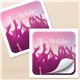 a group of 5 x 5 rounded corner sticker