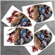 a group of 5 x 3 oval sticker