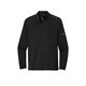aerial view a black nike dry 1/2- zip cover - up, image 1 of 6
