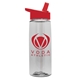 aerial view a group of 26 oz flair tritan water bottle with flip straw lid, image 2 of 14