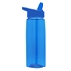 aerial view a group of 26 oz flair tritan water bottle with flip straw lid, image 12 of 14