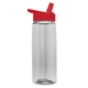 aerial view a group of 26 oz flair tritan water bottle with flip straw lid, image 3 of 14