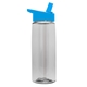 aerial view a group of 26 oz flair tritan water bottle with flip straw lid, image 5 of 14