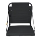 aerial view a black gci outdoor(r) bleacherback(tm) stadium seat, image 1 of 3