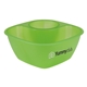 a translucent lime dip - it(tm) 2- compartment snack bowl