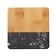 aerial view a natural bamboo marble coaster, image 1 of 4