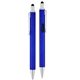 aerial view a blue 4- in -1 carpenter stylus pen, image 1 of 3