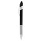 aerial view a black comfort luxe incline stylus pen, image 1 of 3