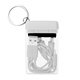 aerial view a white 4- in -1 charging cable screen cleaner set, image 1 of 3