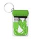 aerial view a lime green 4- in -1 charging cable screen cleaner set, image 1 of 3