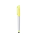 aerial view a yellow with matching highlighter trilogy highlighter stylus pen, image 1 of 3