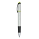 aerial view a silver with yellow highlighter domain pen with highlighter, image 1 of 3