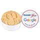a white tin & white cookie fresh beginnings sugar cookie tin (large)