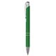 aerial view a green sleek mirage plunger pen, image 1 of 3