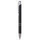aerial view a black sleek mirage plunger pen, image 1 of 3