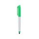 aerial view a green with matching highlighter trilogy highlighter stylus pen, image 1 of 2